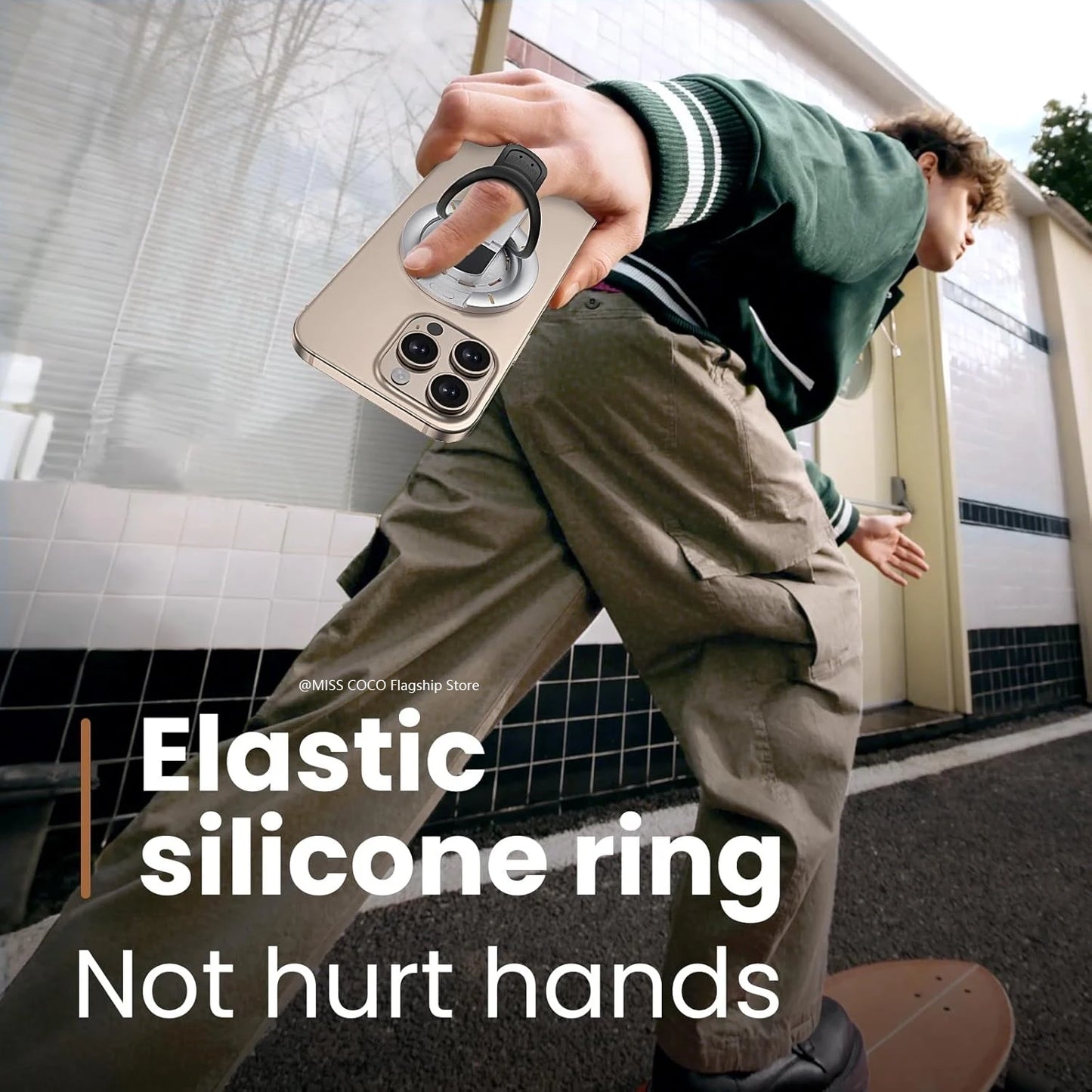 3-in-1 Double-Sided Magnetic Phone Ring Holder