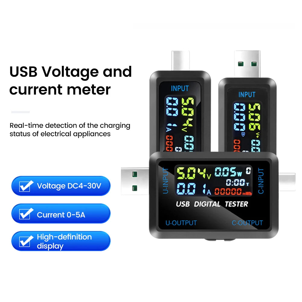 USB Voltage & Current Tester