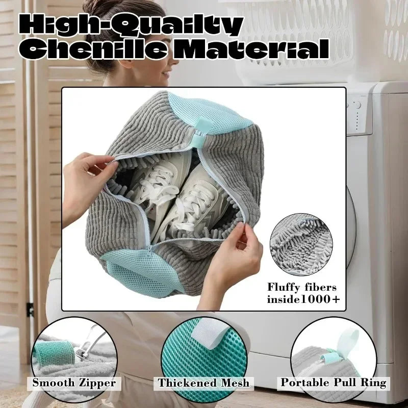 Shoe Washing & Drying Bag - Machine Washable