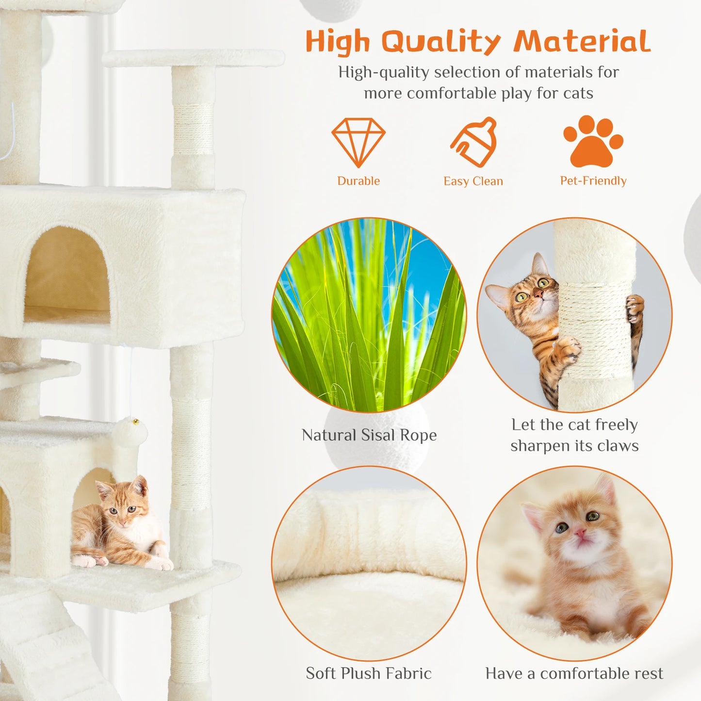 Multi-Level Cat Tree Tower