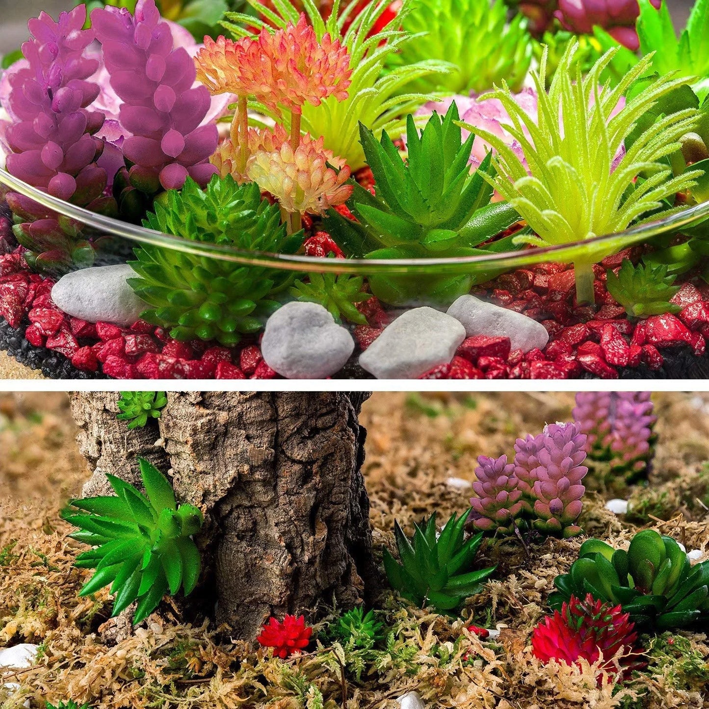 24pcs Artificial Succulent Plants