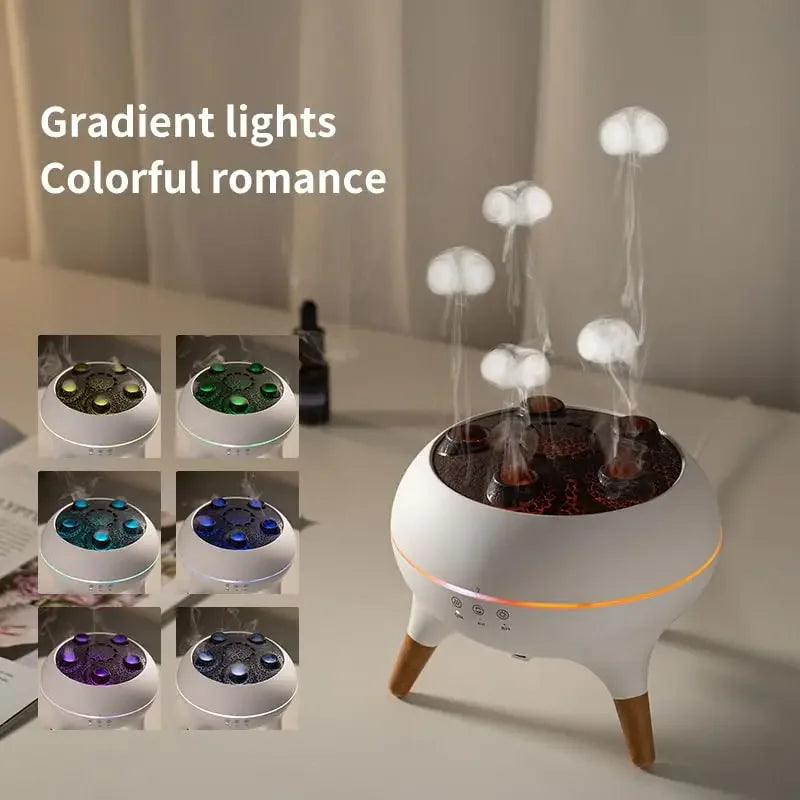 Jellyfish Humidifier: 250ml, Remote, 7 Colors