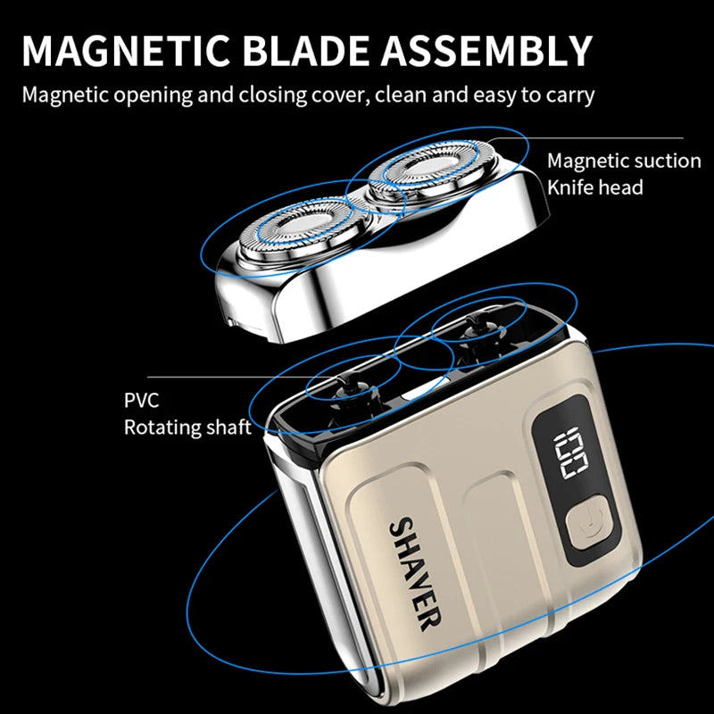 Travel-Sized Electric Shaver for Men