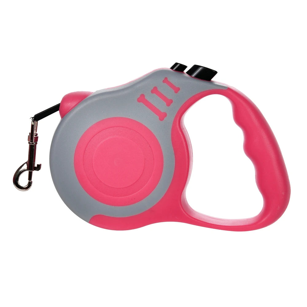 Retractable Dog Leash – 3m/5m Strong Nylon Lead for Small & Medium Dogs and Cats