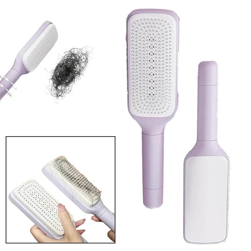 Women's Self Cleaning Hair Comb