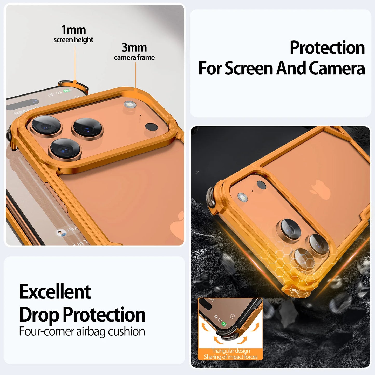 Ultra-Thin Metal iPhone 17 Pro/Pro Max & 17 Air Case