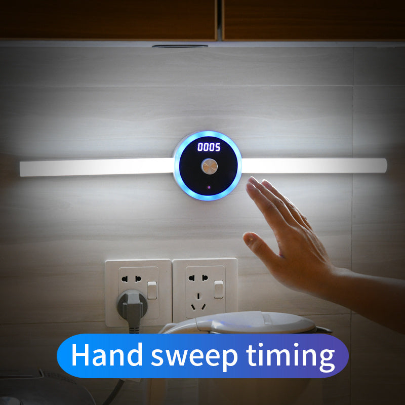 Removable LED Smart Cabinet Lamp, Timer and Clock