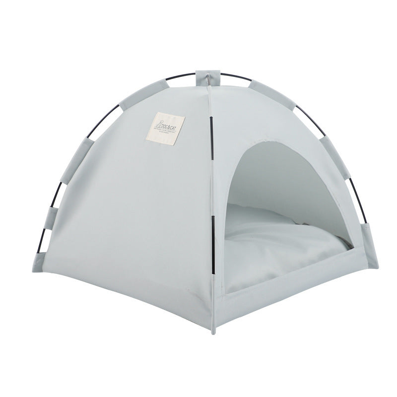 Cat and Dog Tent Cooling Mat with Cushion - Indoor/Outdoor Pet Bed
