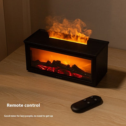 3D Fireplace Flame Aroma Diffuser for a Cozy Home Atmosphere