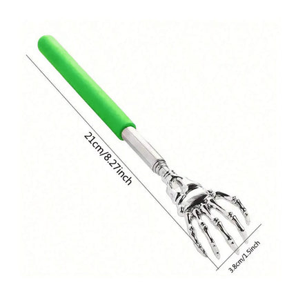 Portable Extendable Back Scratcher – Stainless Steel Telescopic Back Massager for Humans & Pets