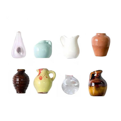 Mini Ceramic Vase Refrigerator Magnets – 3D Fridge Magnets