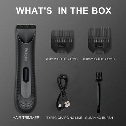 Men's Waterproof Body & Groin Trimmer