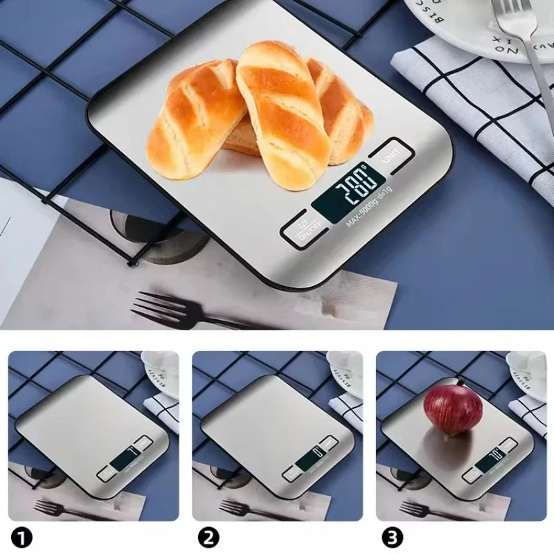 Electronic Kitchen Scale for Food, Jewelry, and More