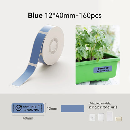 Premium Bluetooth Portable Label Printer – USB Rechargeable & Inkless for iOS/Android