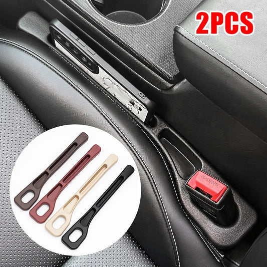 Car cup holder organizer with four color options displayed on a car interior background.