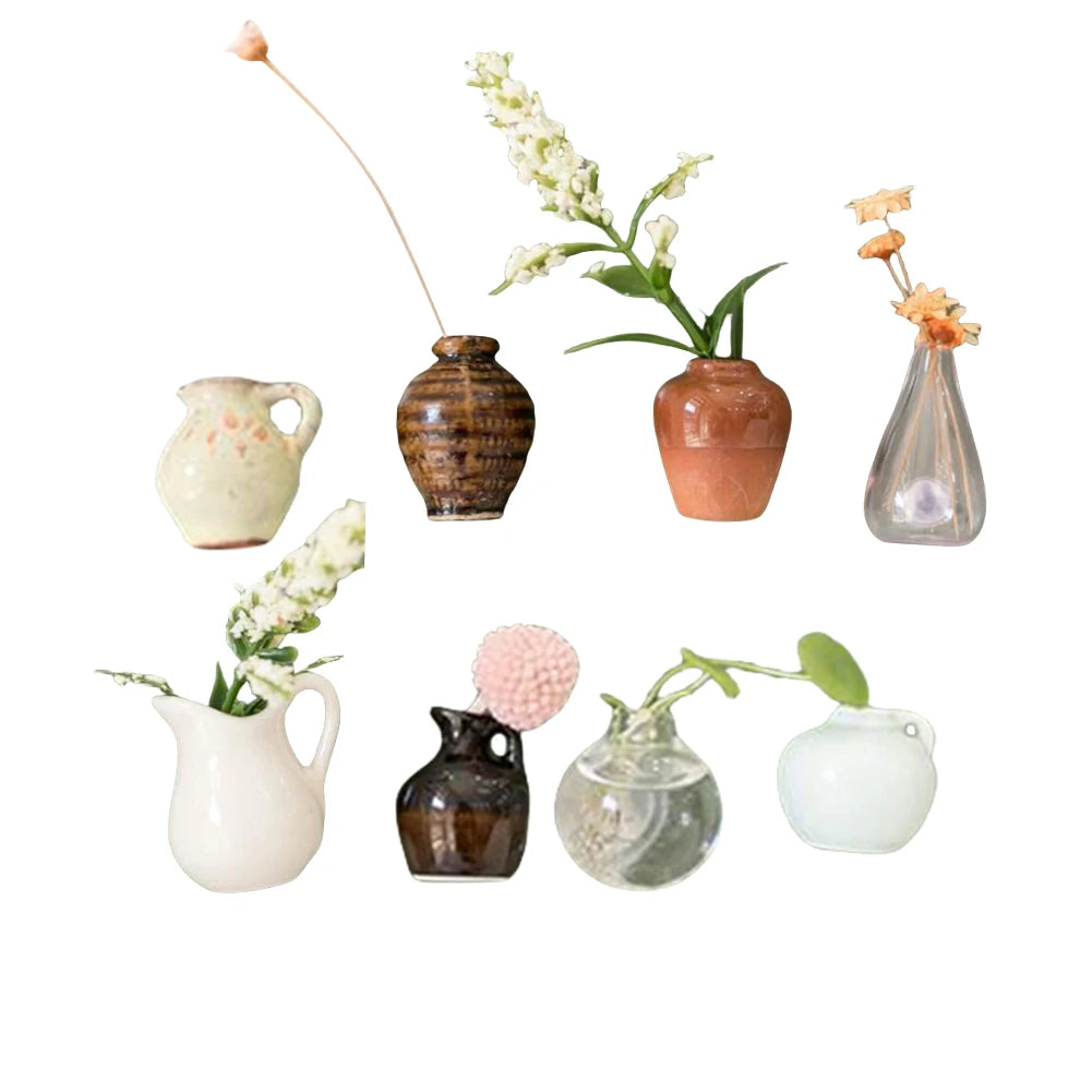 Mini Ceramic Vase Refrigerator Magnets – 3D Fridge Magnets