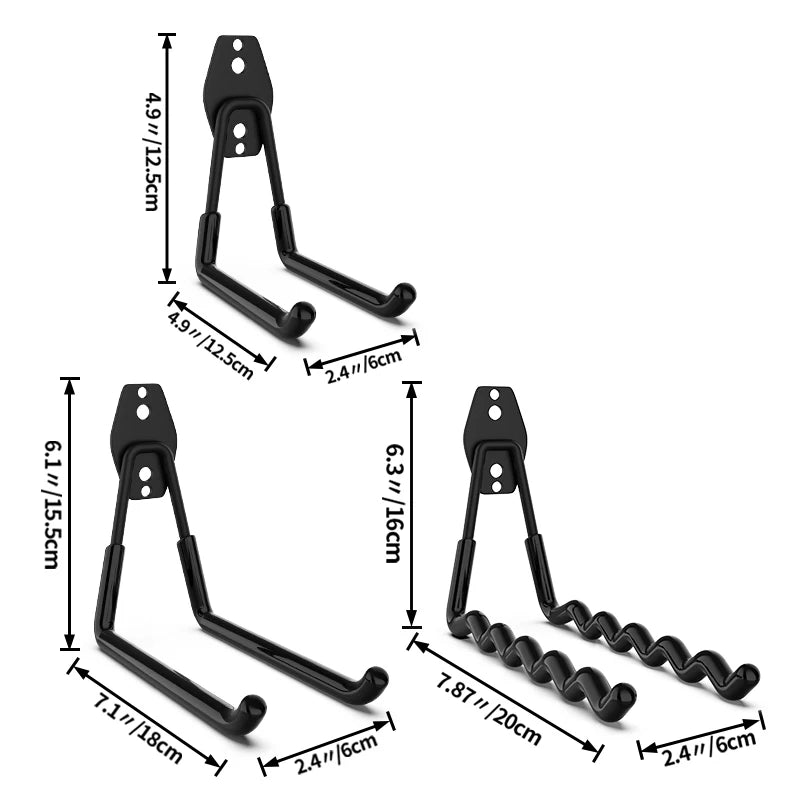 Heavy Duty Garage Hook - Wall Mount Storage