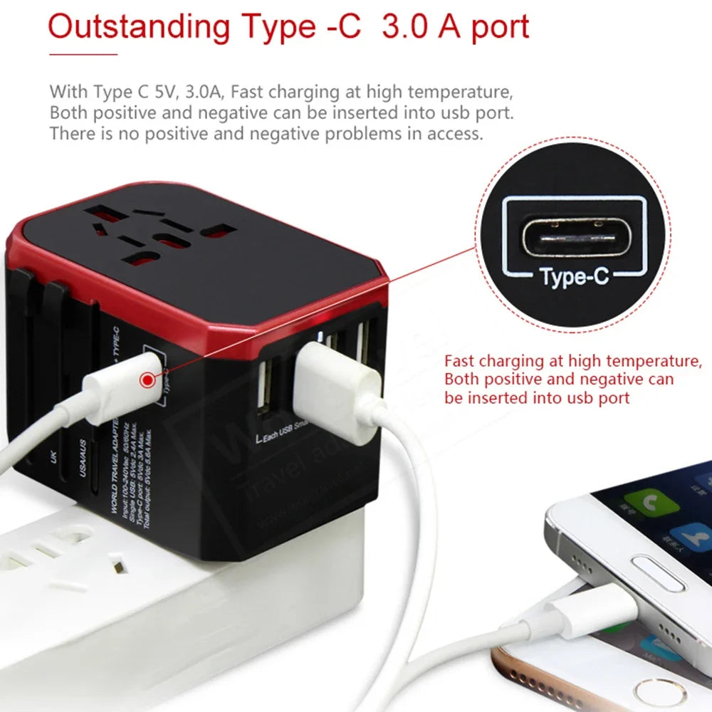 Melery Multi-National Travel Adapter