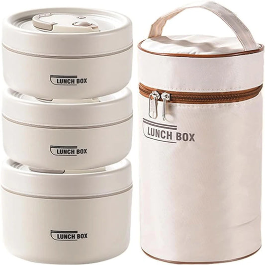 3-Piece Insulated Lunch Container Set
