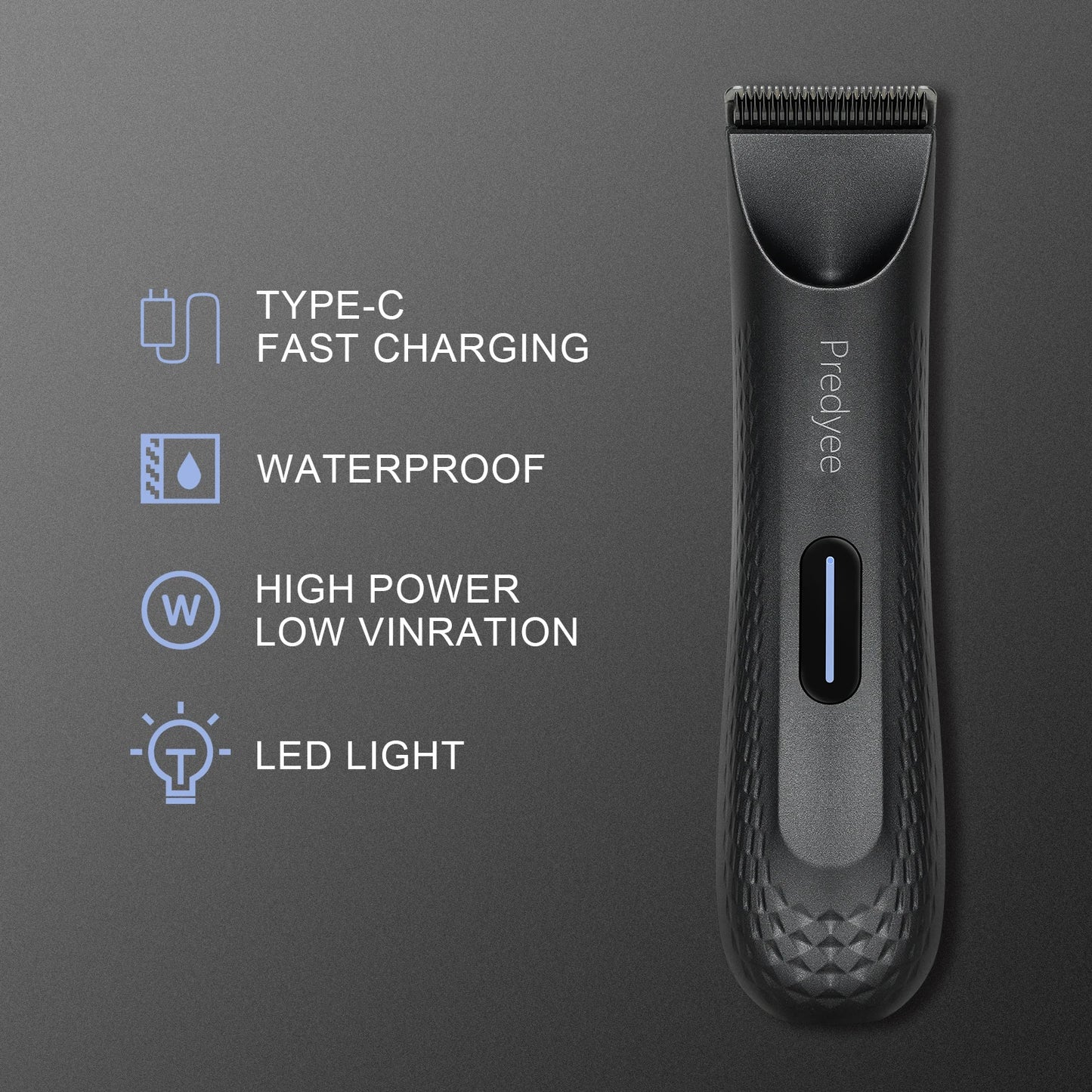 Men's Waterproof Body & Groin Trimmer