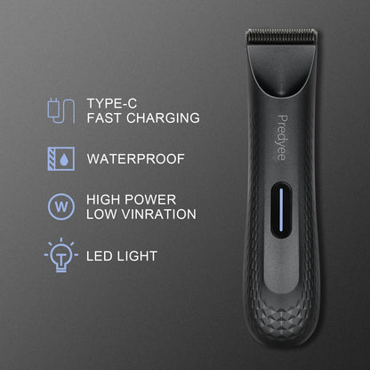 Men's Waterproof Body & Groin Trimmer