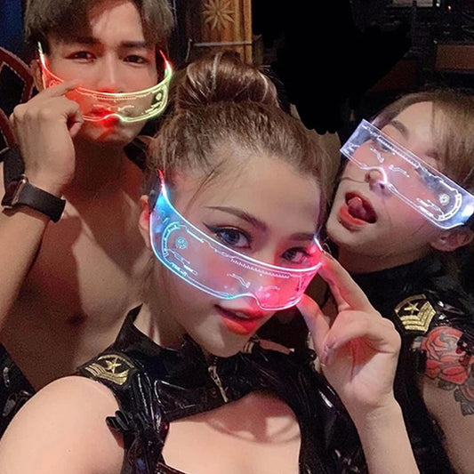 Unisex Acrylic Light Up Glasses for Parties & Events