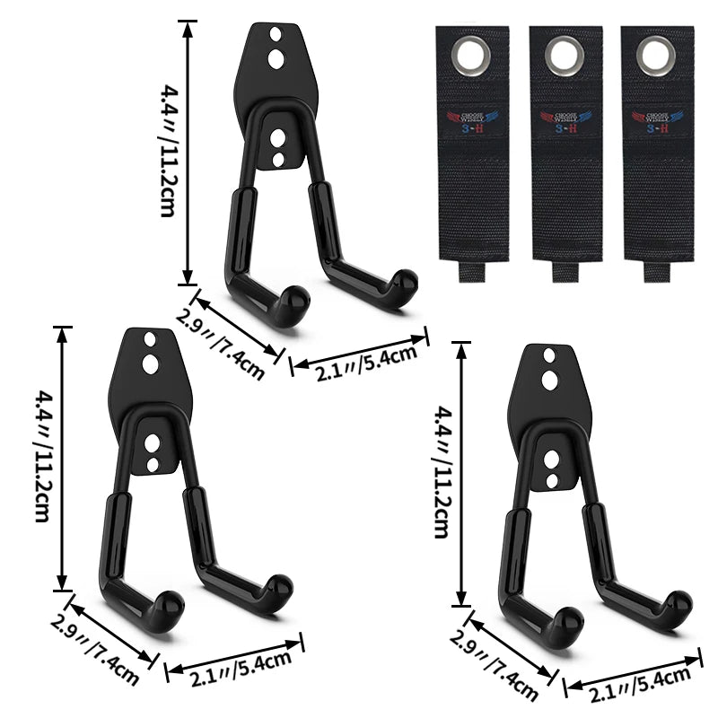 Heavy Duty Garage Hook - Wall Mount Storage