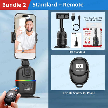AI Face Tracking Gimbal for Smartphones & Cameras