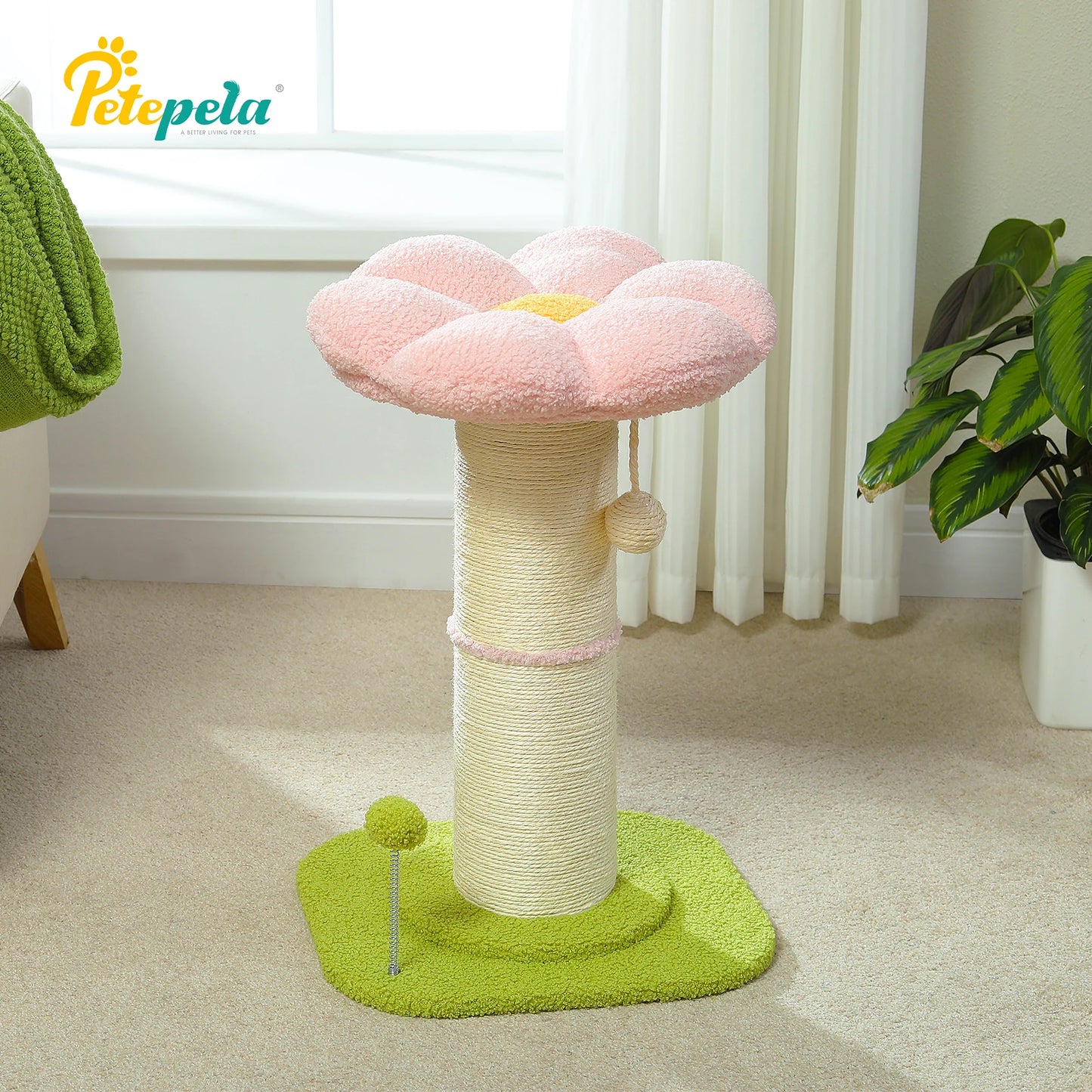 Cat Scratching Post & Play Tree