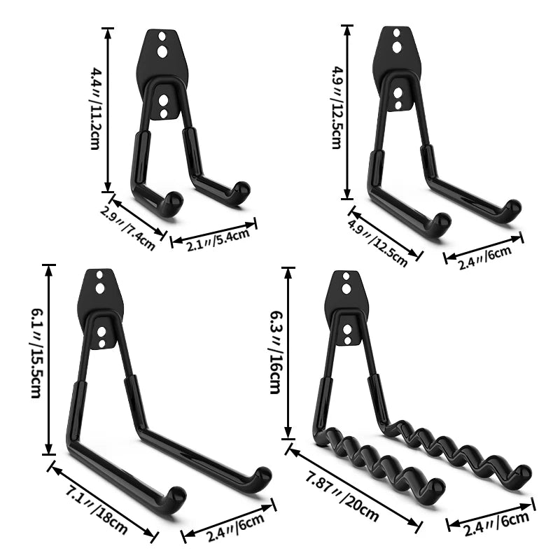 Heavy Duty Garage Hook - Wall Mount Storage