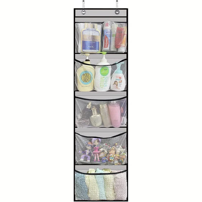 Over-the-Door Organizer: 5-10 Pocket Hanging Storage