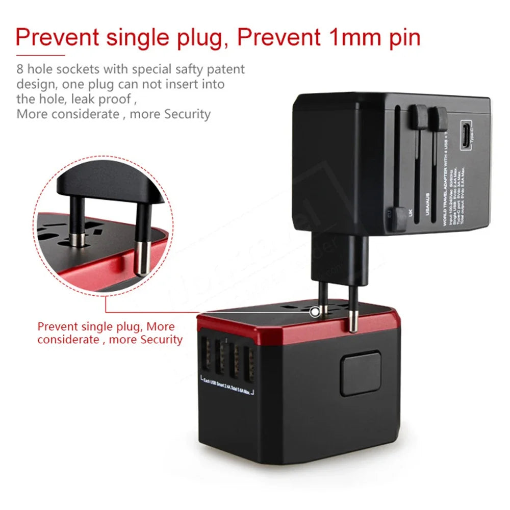 Melery Multi-National Travel Adapter