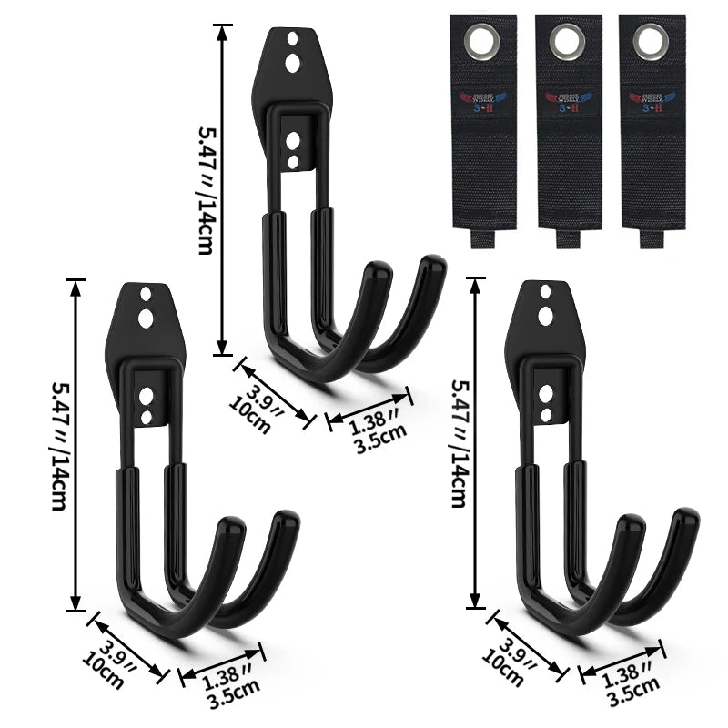 Heavy Duty Garage Hook - Wall Mount Storage