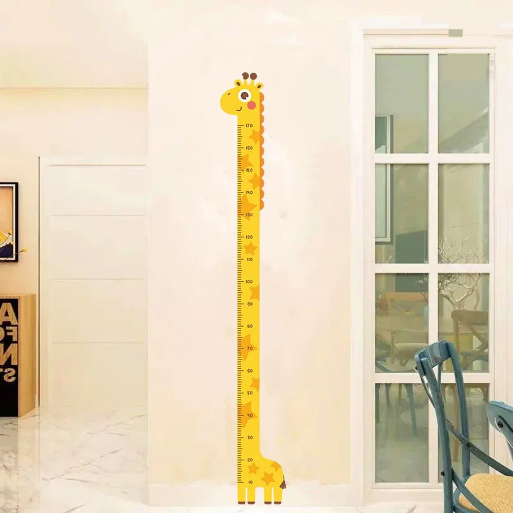 Fun Cartoon Height Charts Sticker for Kids