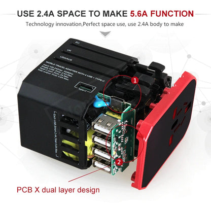 Melery Multi-National Travel Adapter