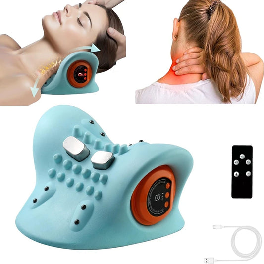 4D Neck Massager with Heat & Cervical Traction