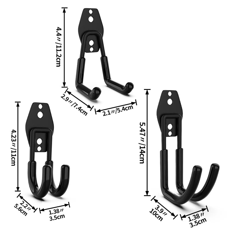 Heavy Duty Garage Hook - Wall Mount Storage