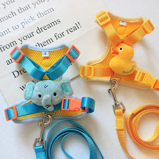 Adjustable Dog Collar & Harness Set