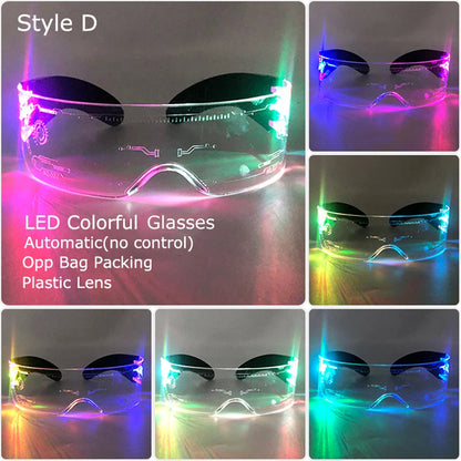 Unisex Acrylic Light Up Glasses for Parties & Events