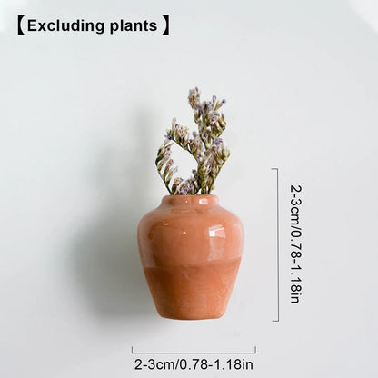 Mini Ceramic Vase Refrigerator Magnets – 3D Fridge Magnets