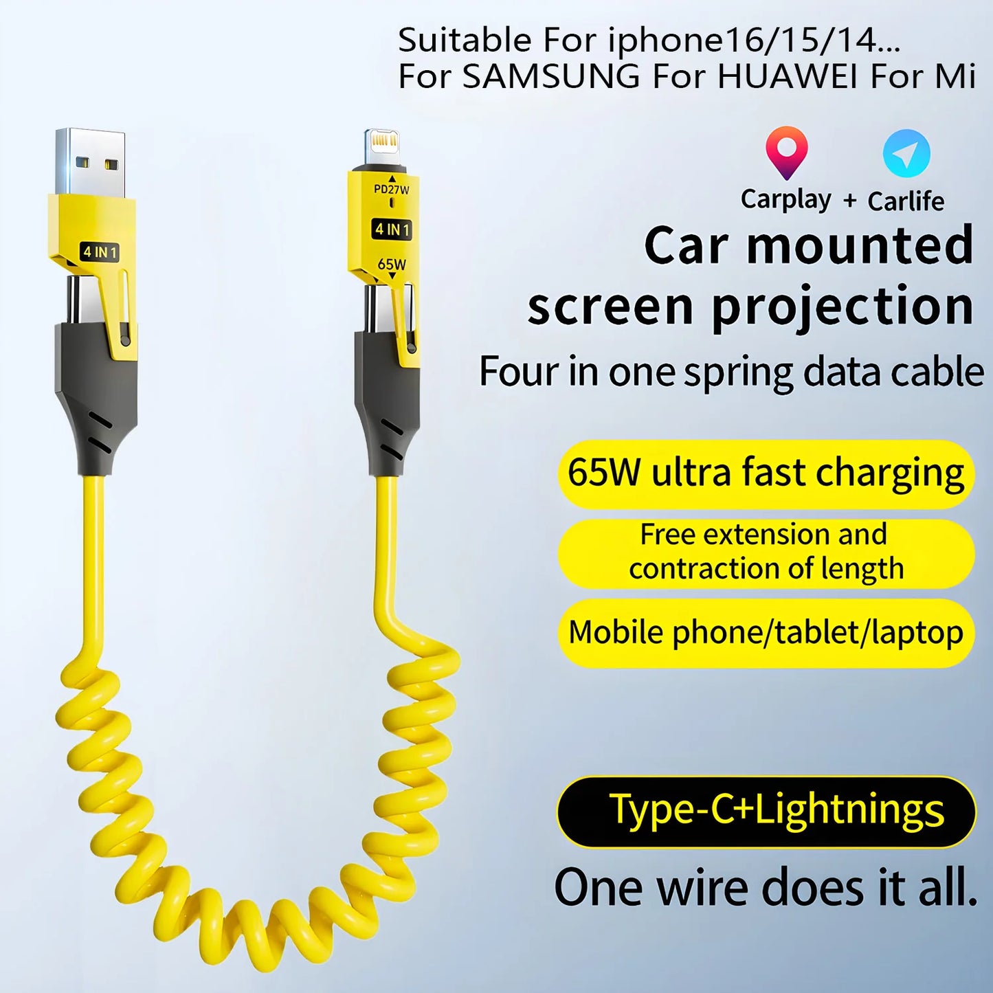 4IN1 65W Fast Charging Cable