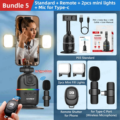 AI Face Tracking Gimbal for Smartphones & Cameras