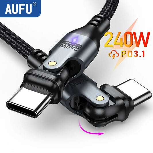 240W USB-C to USB-C PD 3.1 Fast Charging Cable