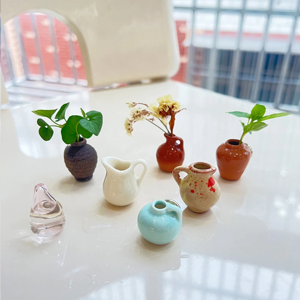 Mini Ceramic Vase Refrigerator Magnets – 3D Fridge Magnets