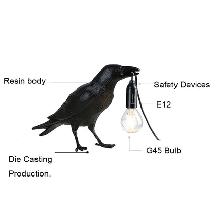 Modern Lucky Bird Table Lamp