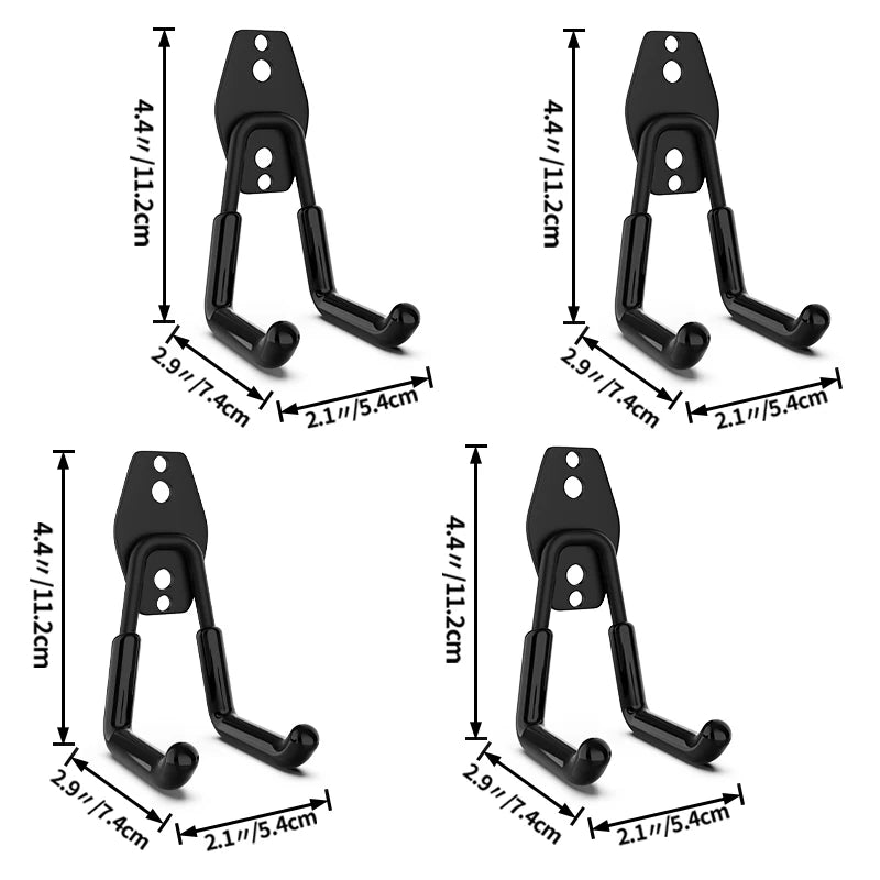 Heavy Duty Garage Hook - Wall Mount Storage