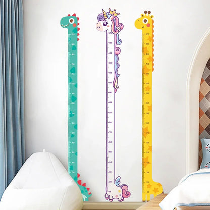 Fun Cartoon Height Charts Sticker for Kids