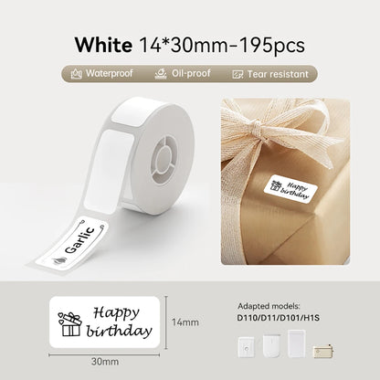 Premium Bluetooth Portable Label Printer – USB Rechargeable & Inkless for iOS/Android
