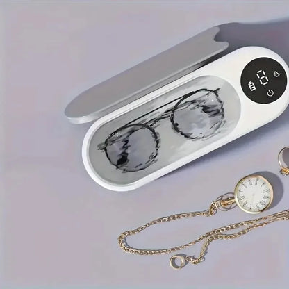 Ultrasonic Glasses Cleaner - Wireless, Multi-Purpose