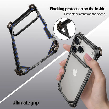 Black Ultra-Thin Metal iPhone 17 Pro/Pro Max & 17 Air Case